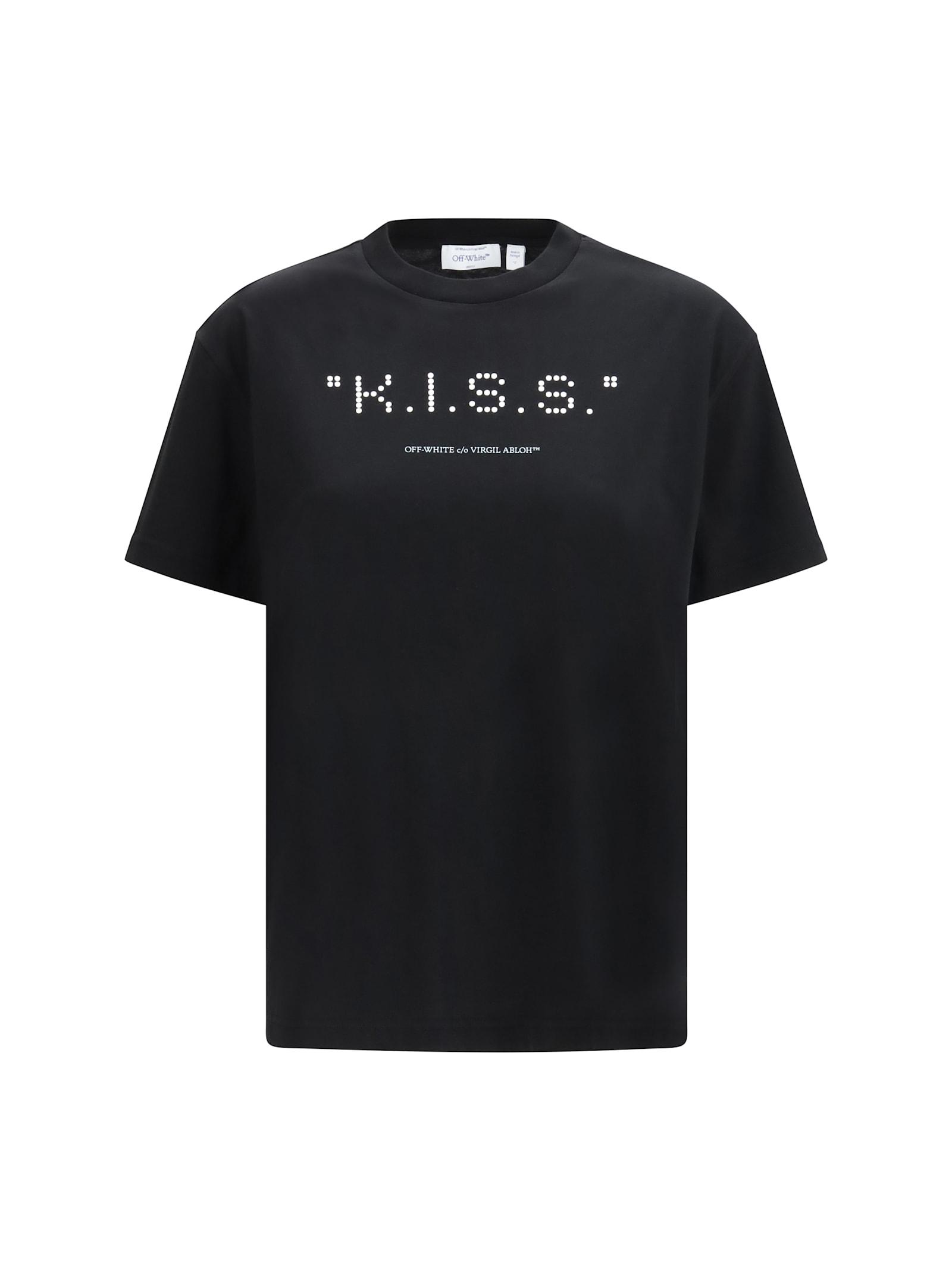 off-white kiss quote t-shirt