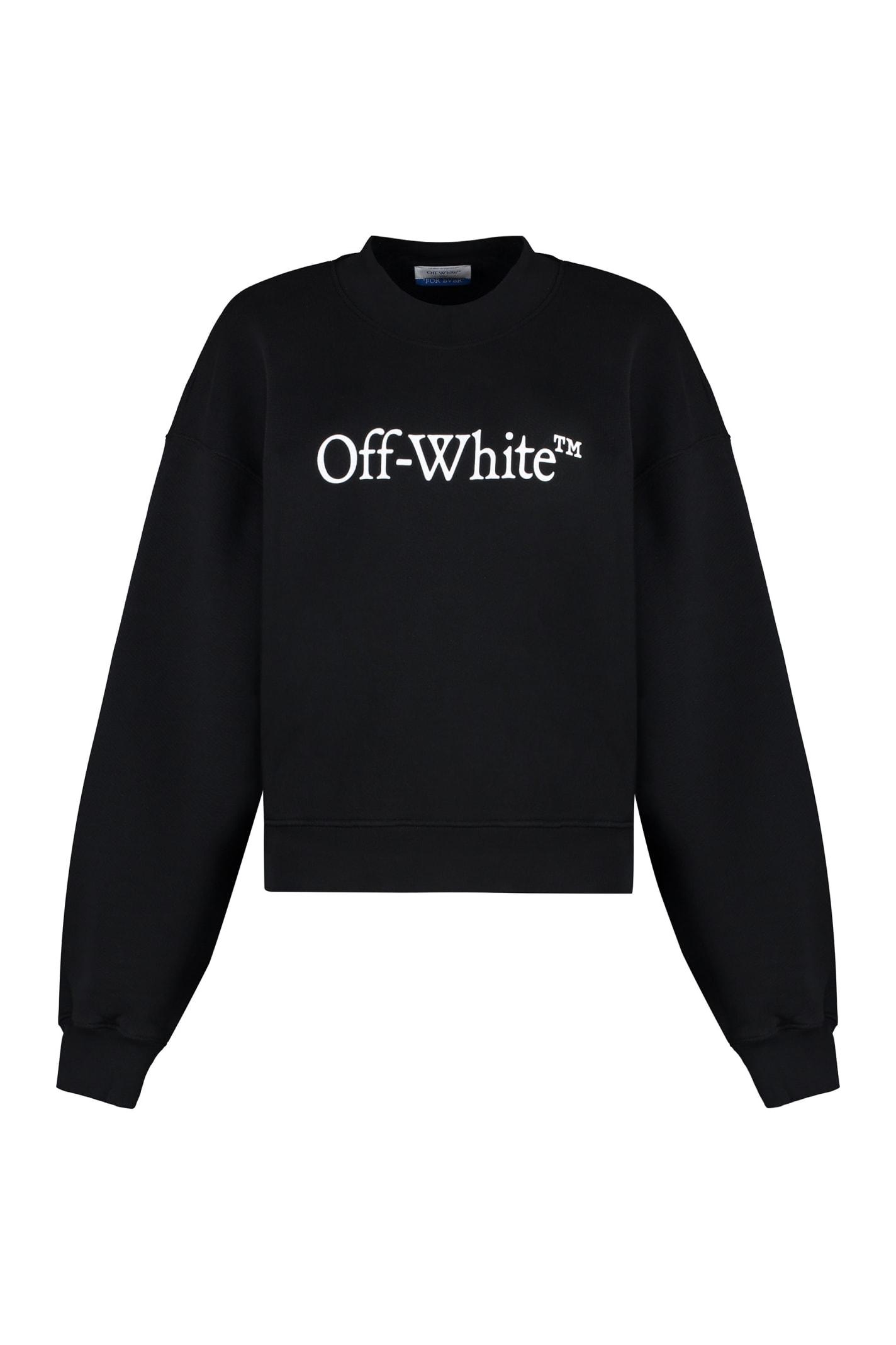 off-white logo sweatshirt