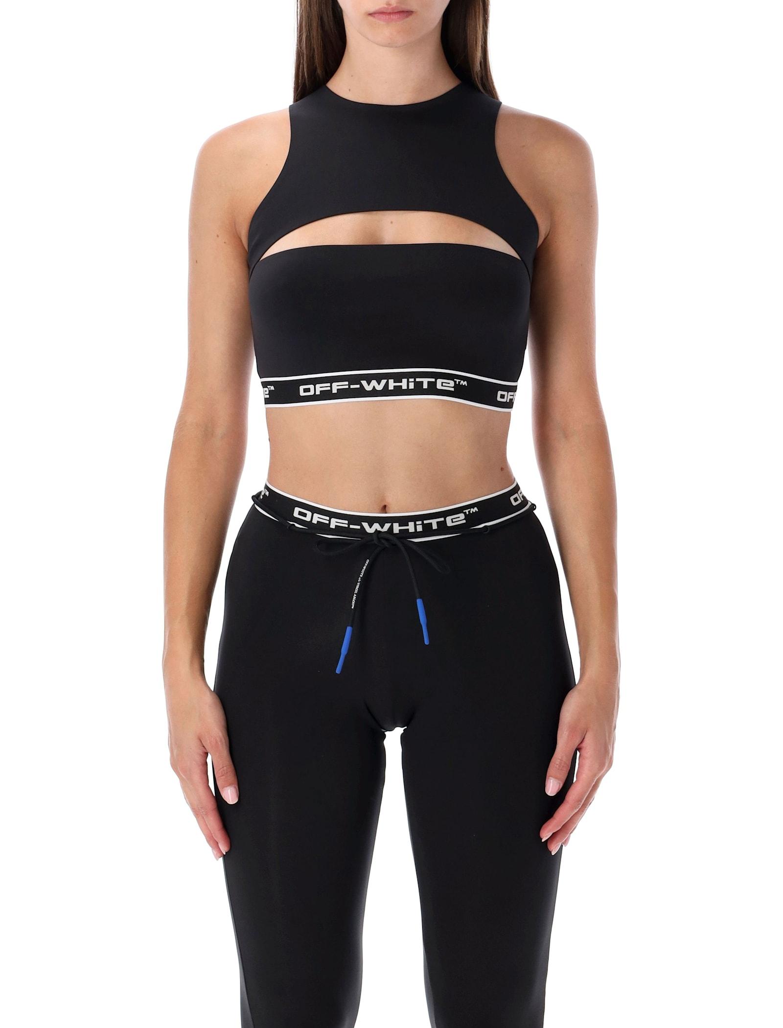 off-white logoband cut-out top