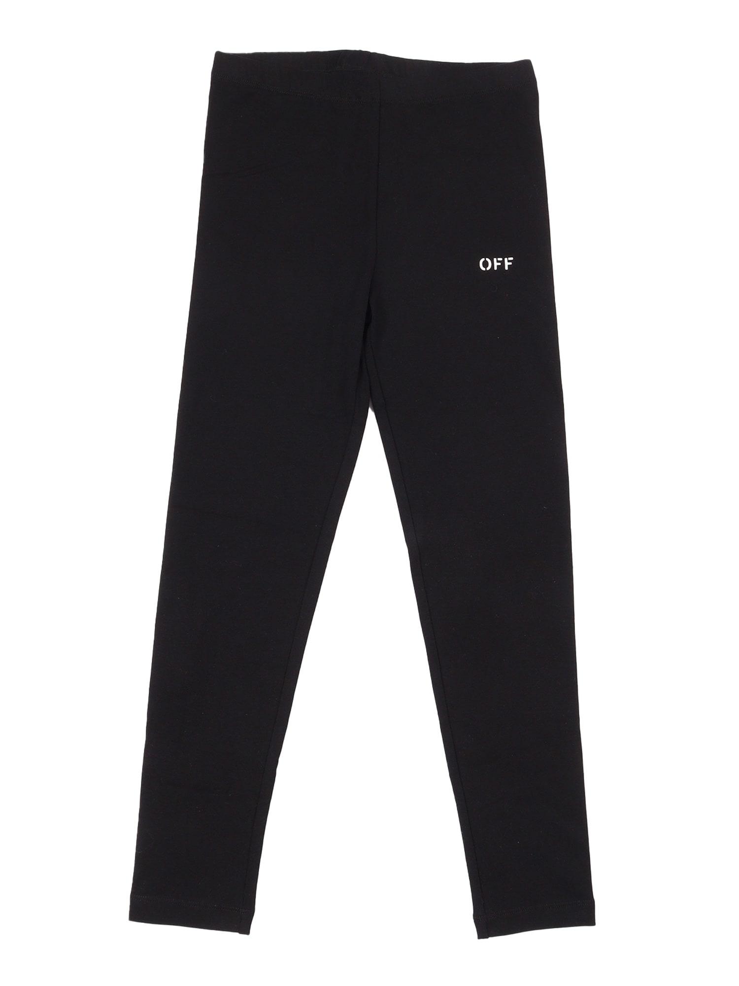 off-white off stamp legging black - white