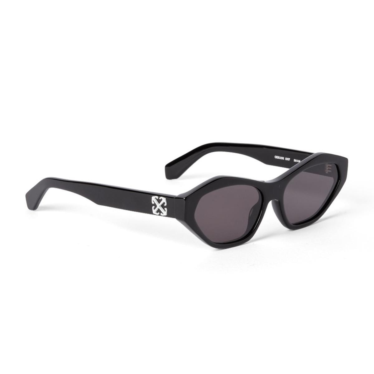 off-white off white oeri13h kent 1007 black dark grey nero acetate occhiali da sole - women