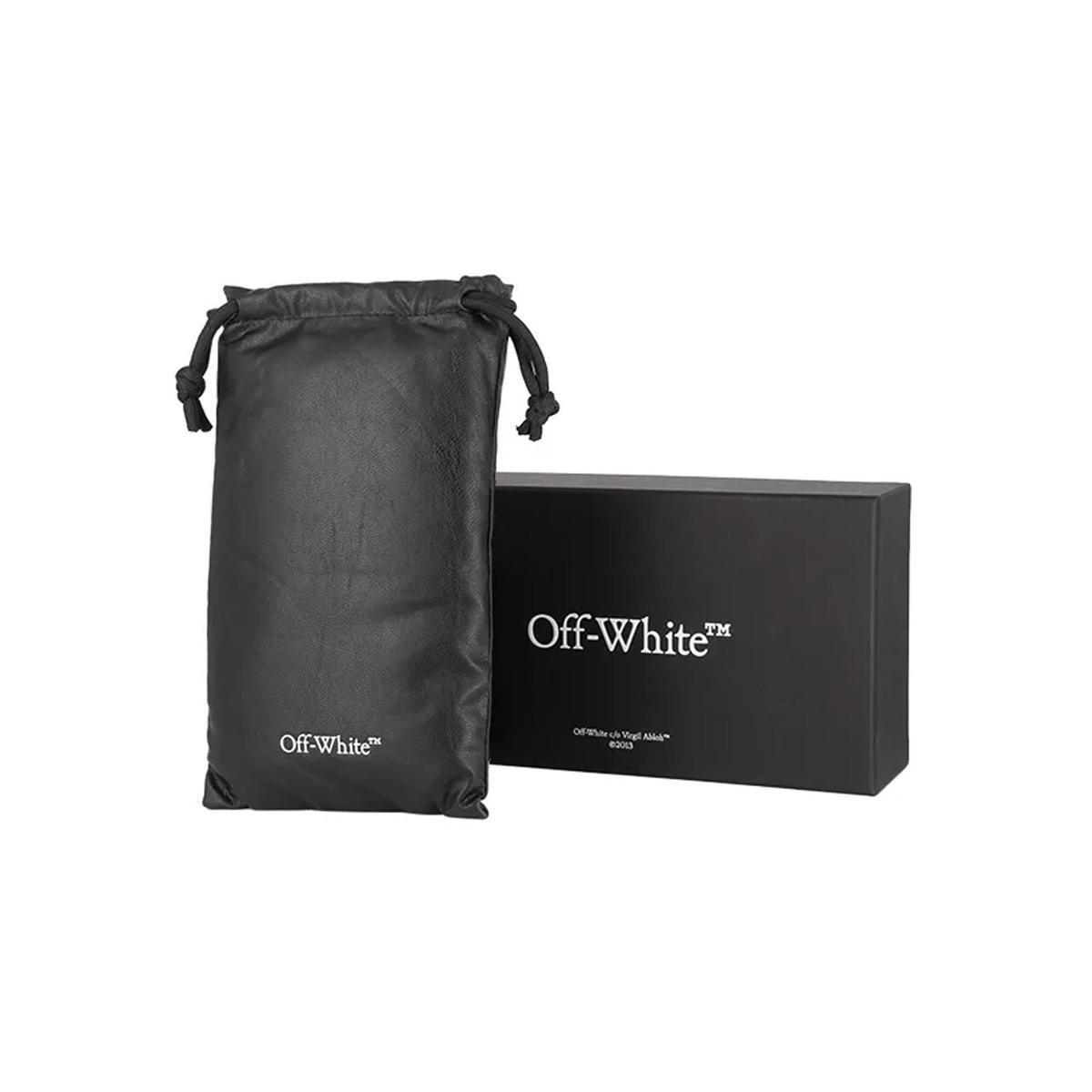 off-white off white oeri144 hilo 1030 black pink nero acetate occhiali da sole - women