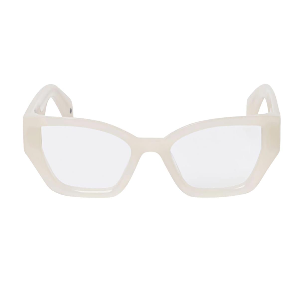 off-white off white oerj07q style 7q 6100 beige glasses