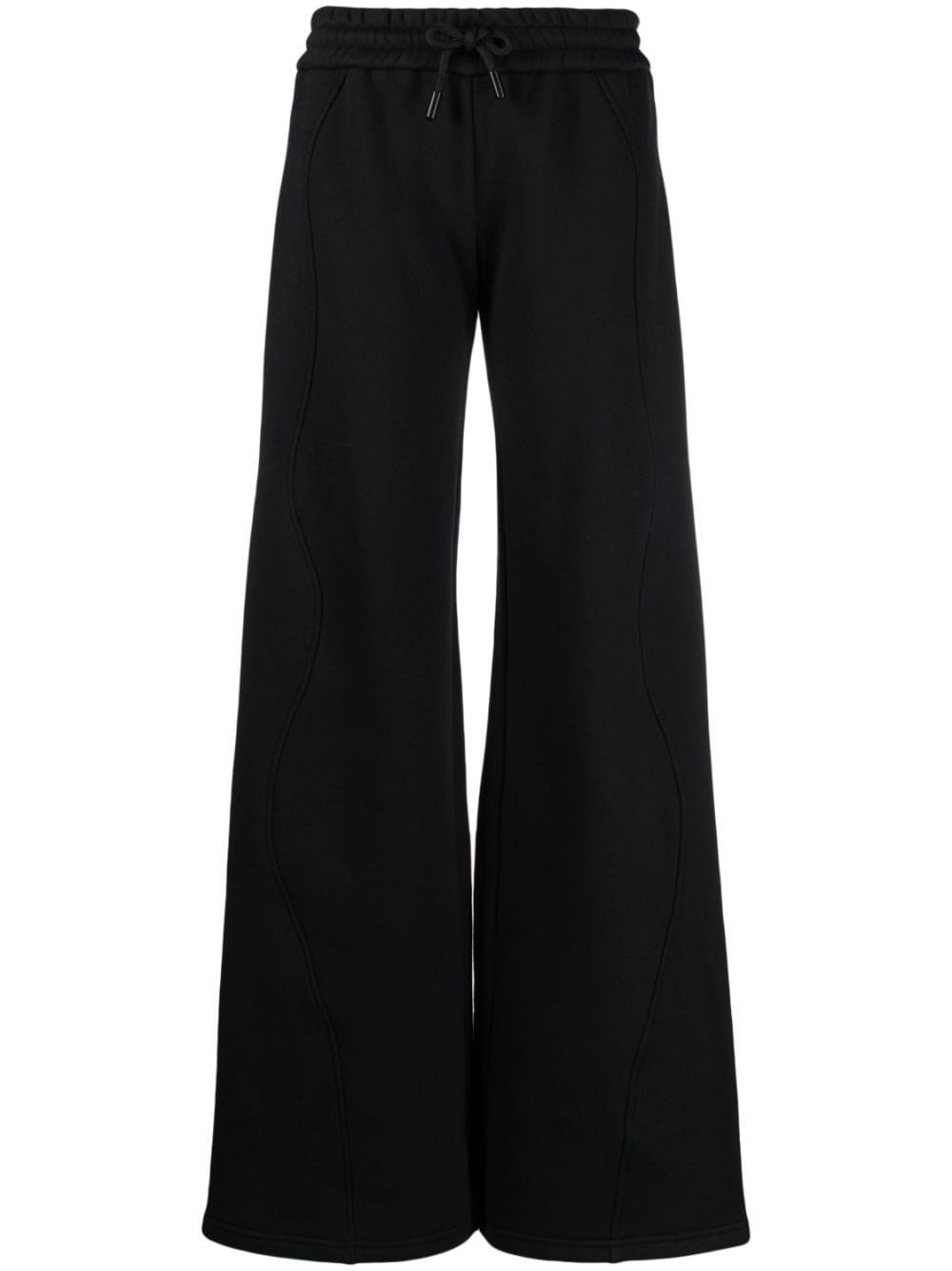 off-white off white trousers black cotton - women