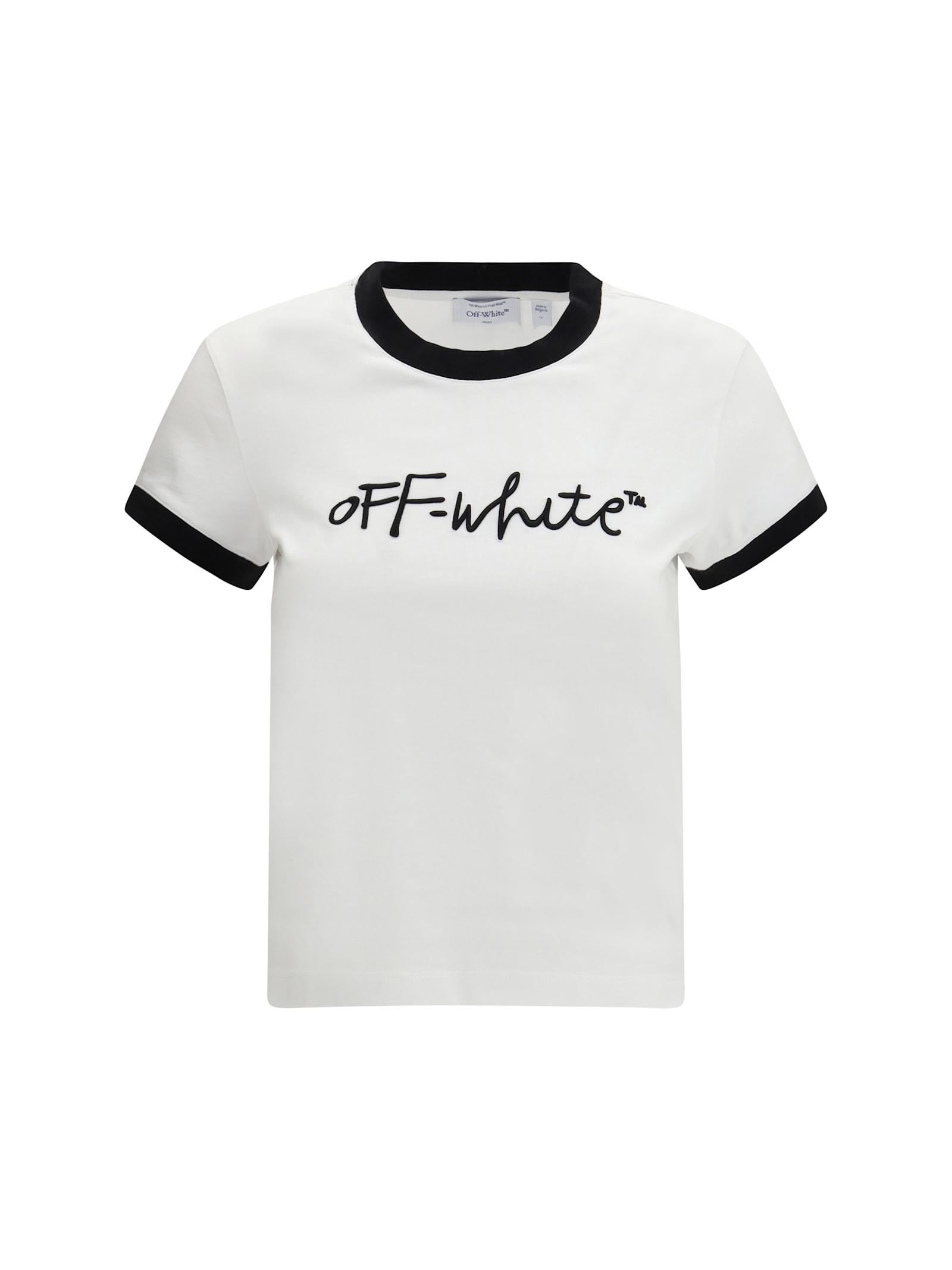 off-white script t-shirt