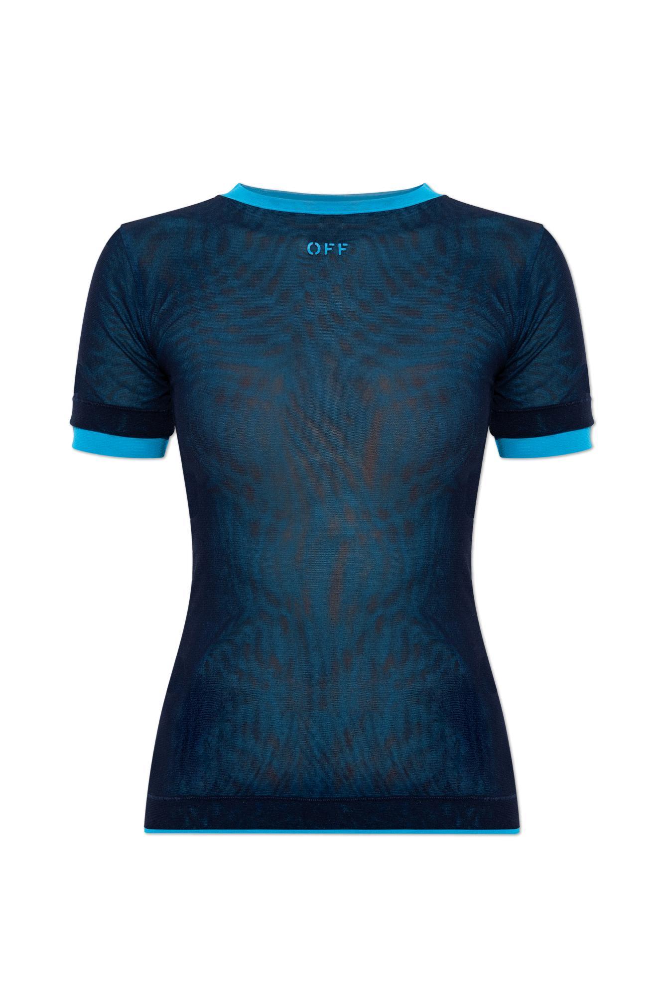 off-white t-shirt with logo