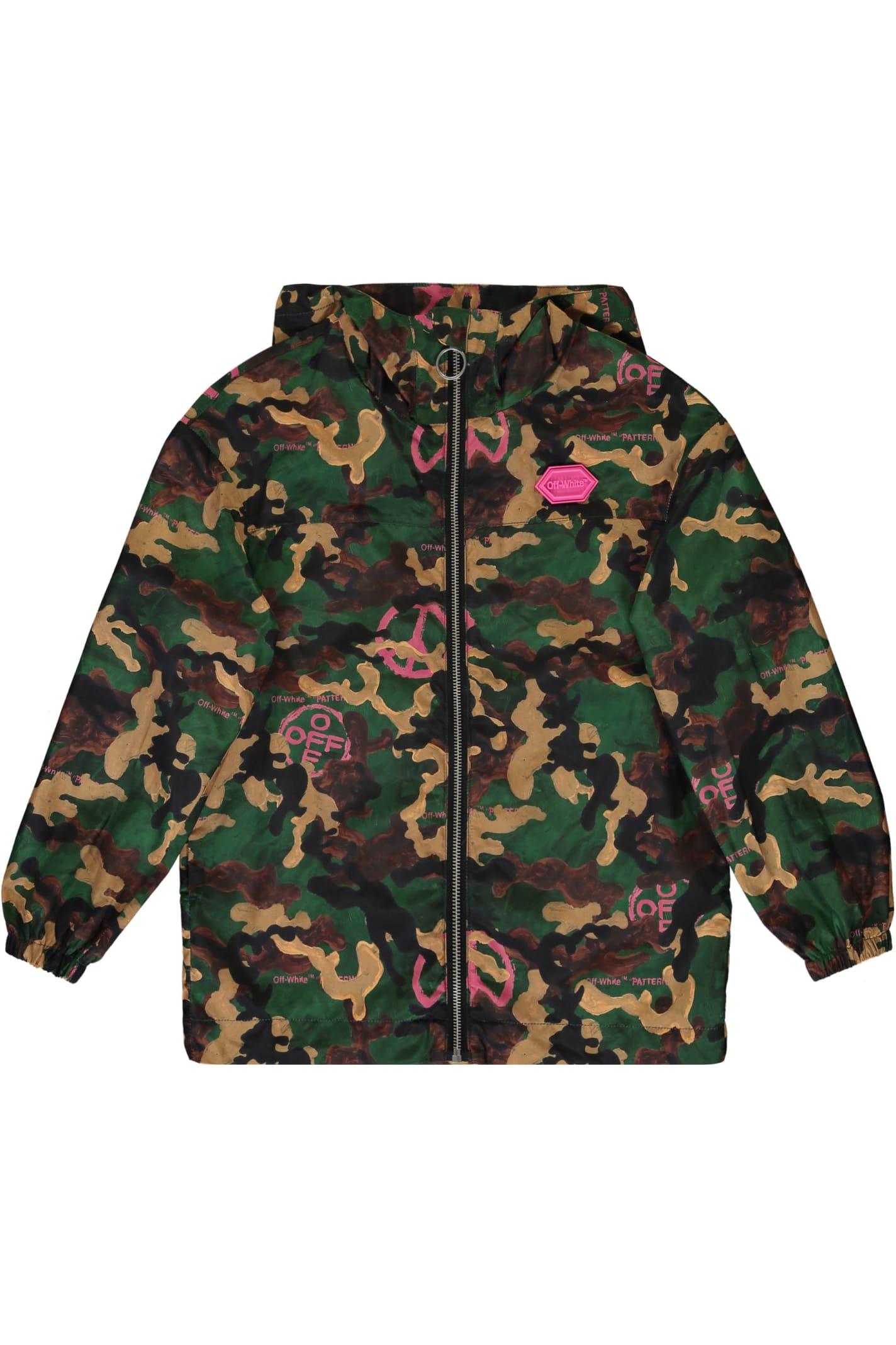 off-white techno fabric jacket