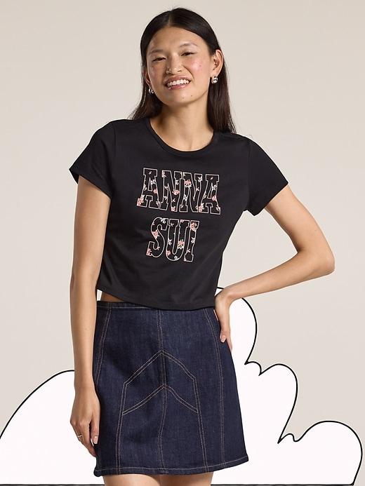 old navy x anna sui ringer tee