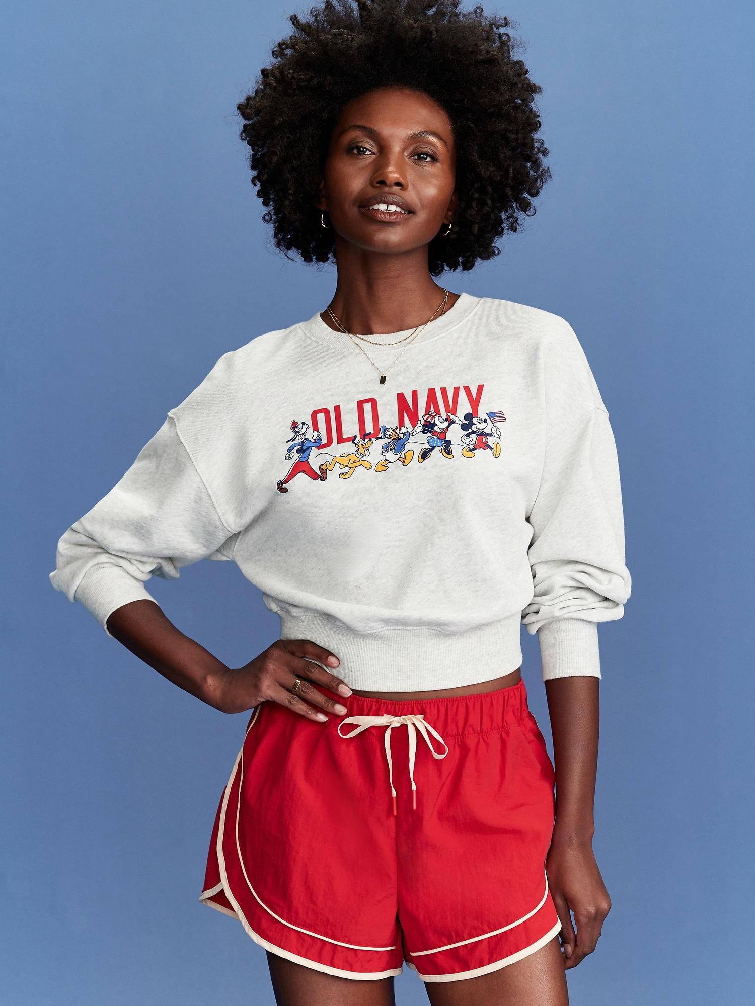 old navy x disney© socomfy logo-graphic sweatshirt