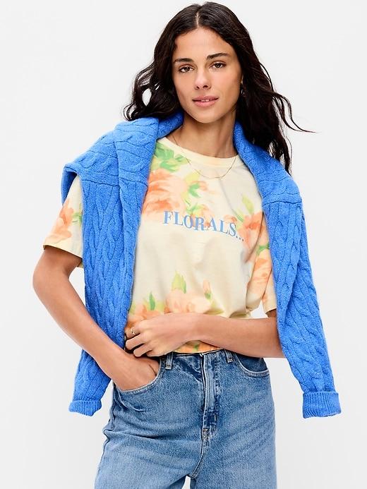 old navy x the devil wears prada oversized t-shirt for adults