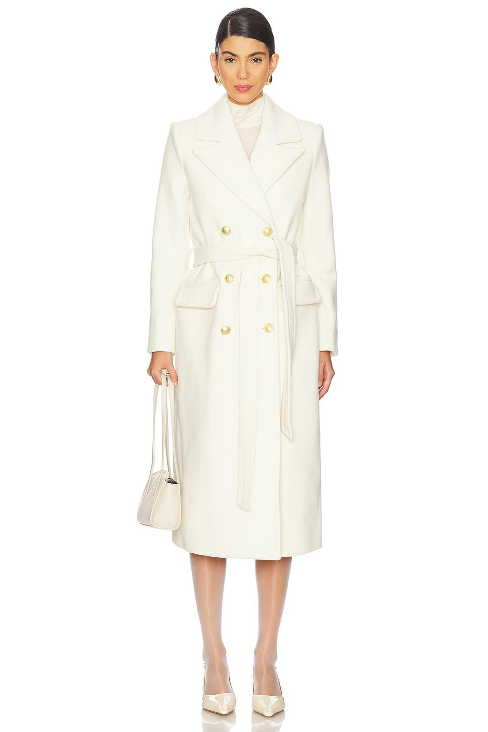 olina long coat with belt