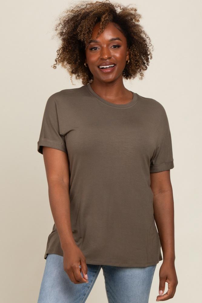 olive relaxed fit t-shirt