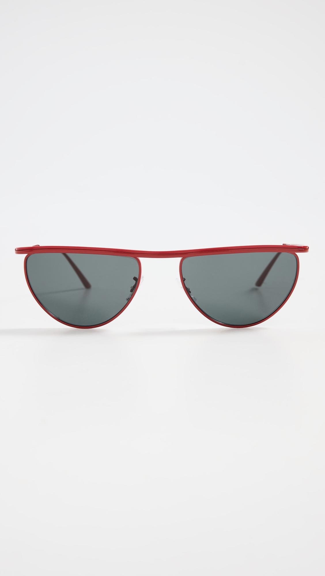 oliver peoples x khaite round sunglasses