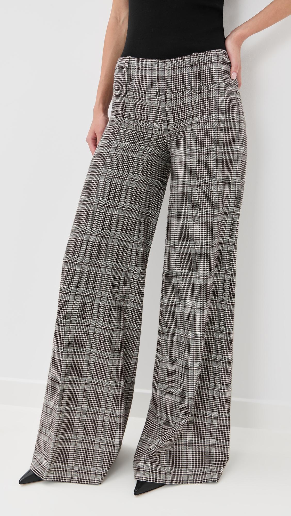 olivia low rise wide leg flare pants