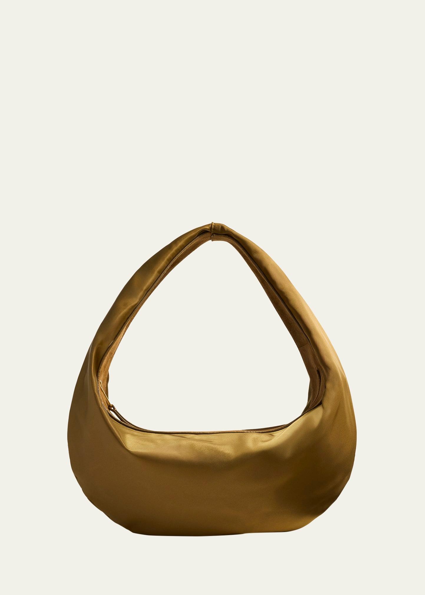 olivia medium sport nylon & suede shoulder bag