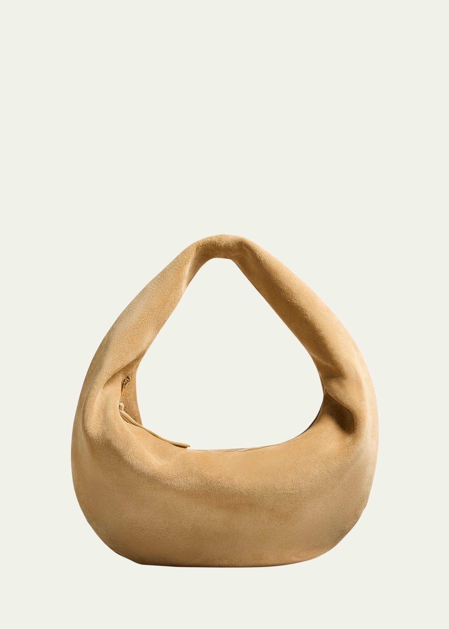 olivia medium suede hobo bag
