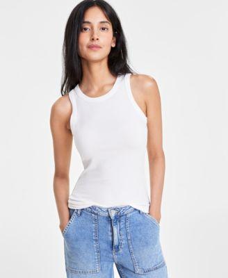 on 34th womens ribbed high neck tank top xxs 4x created for macys