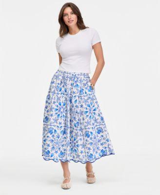 on 34th womens serene shores midi skirt macys exclusive
