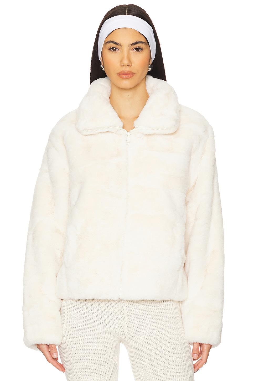 on the list faux fur jacket