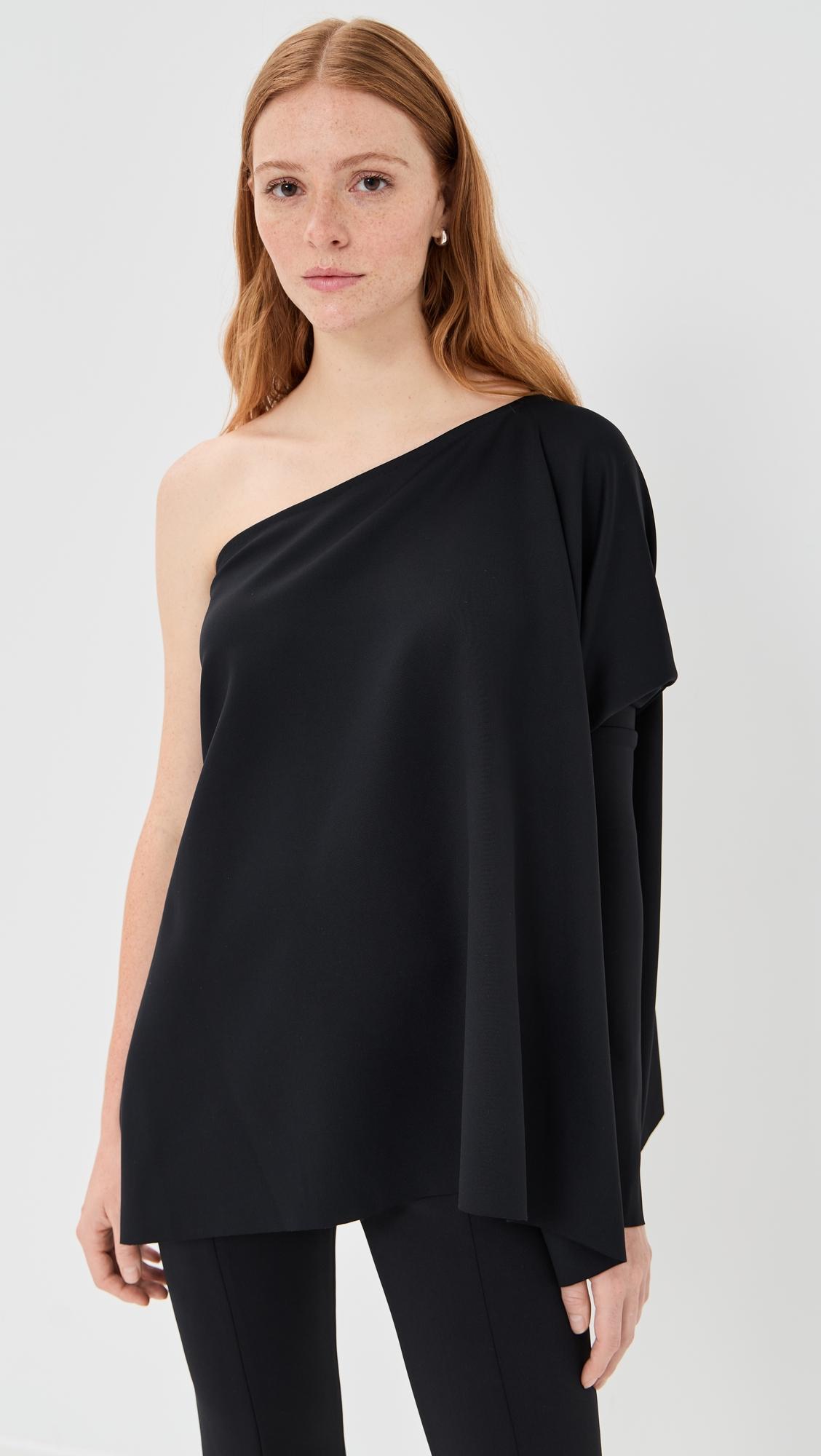 one shoulder caftan top