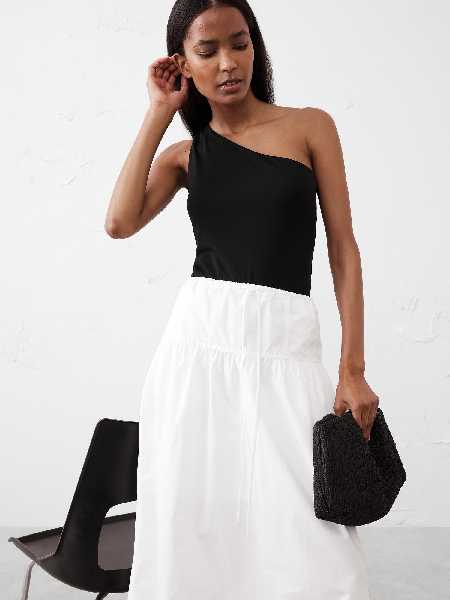 one-shoulder top