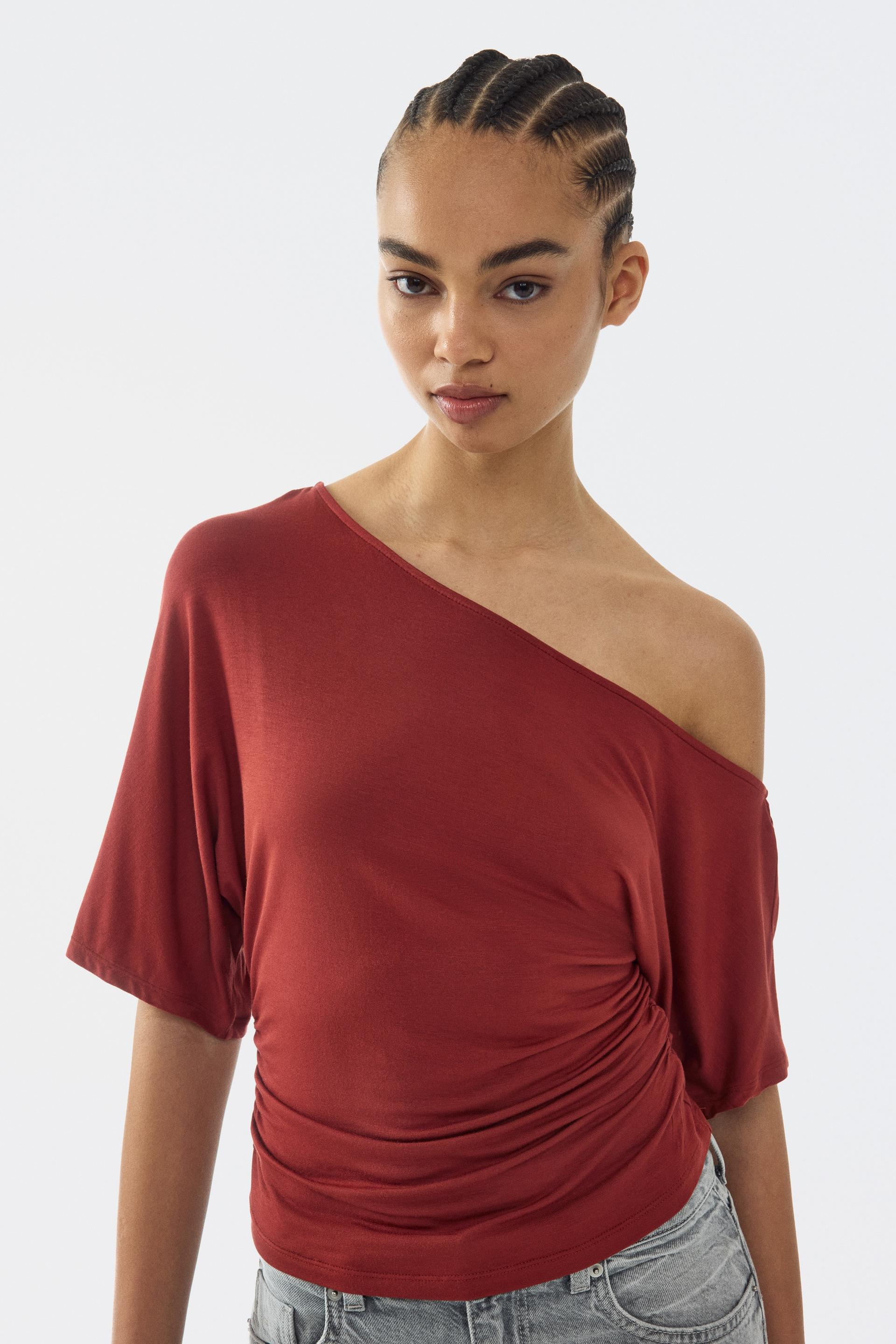 one-shoulder top