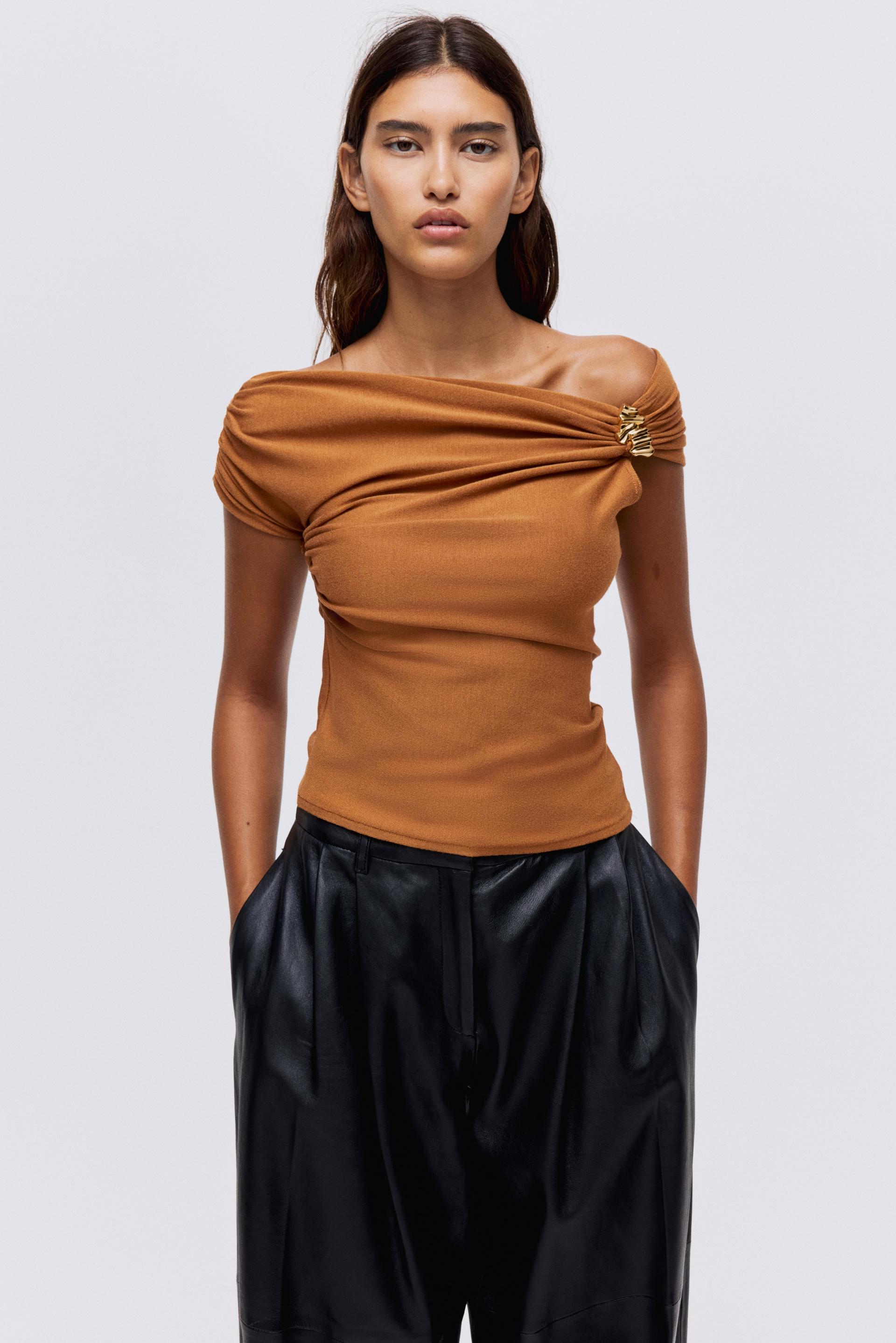 one-shoulder top