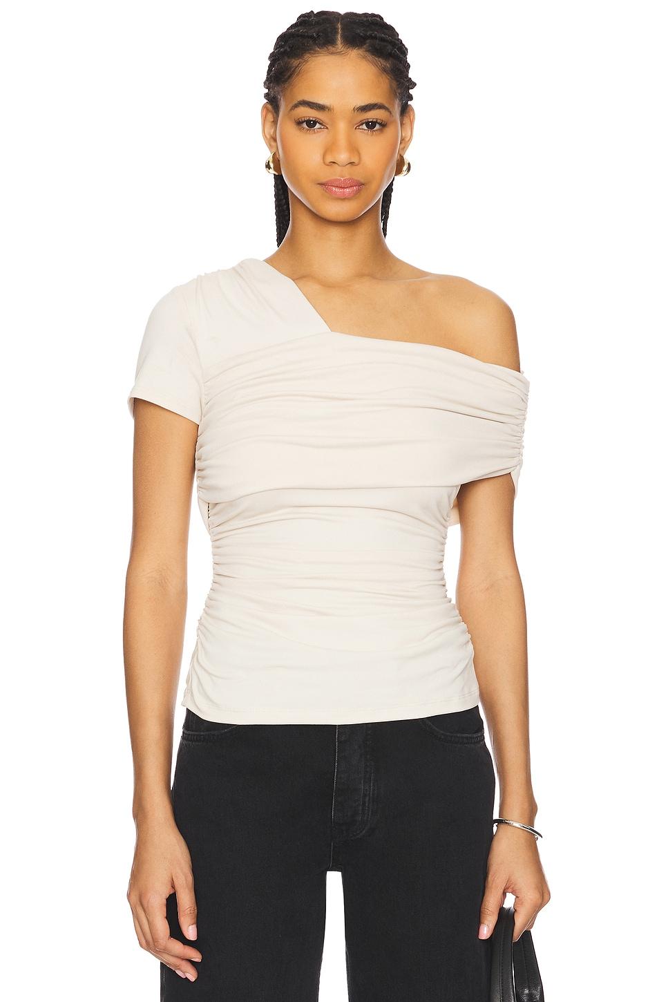 one side off shoulder top