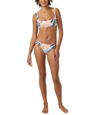 oneill cora geo westwater tank mid rise bikini bottoms