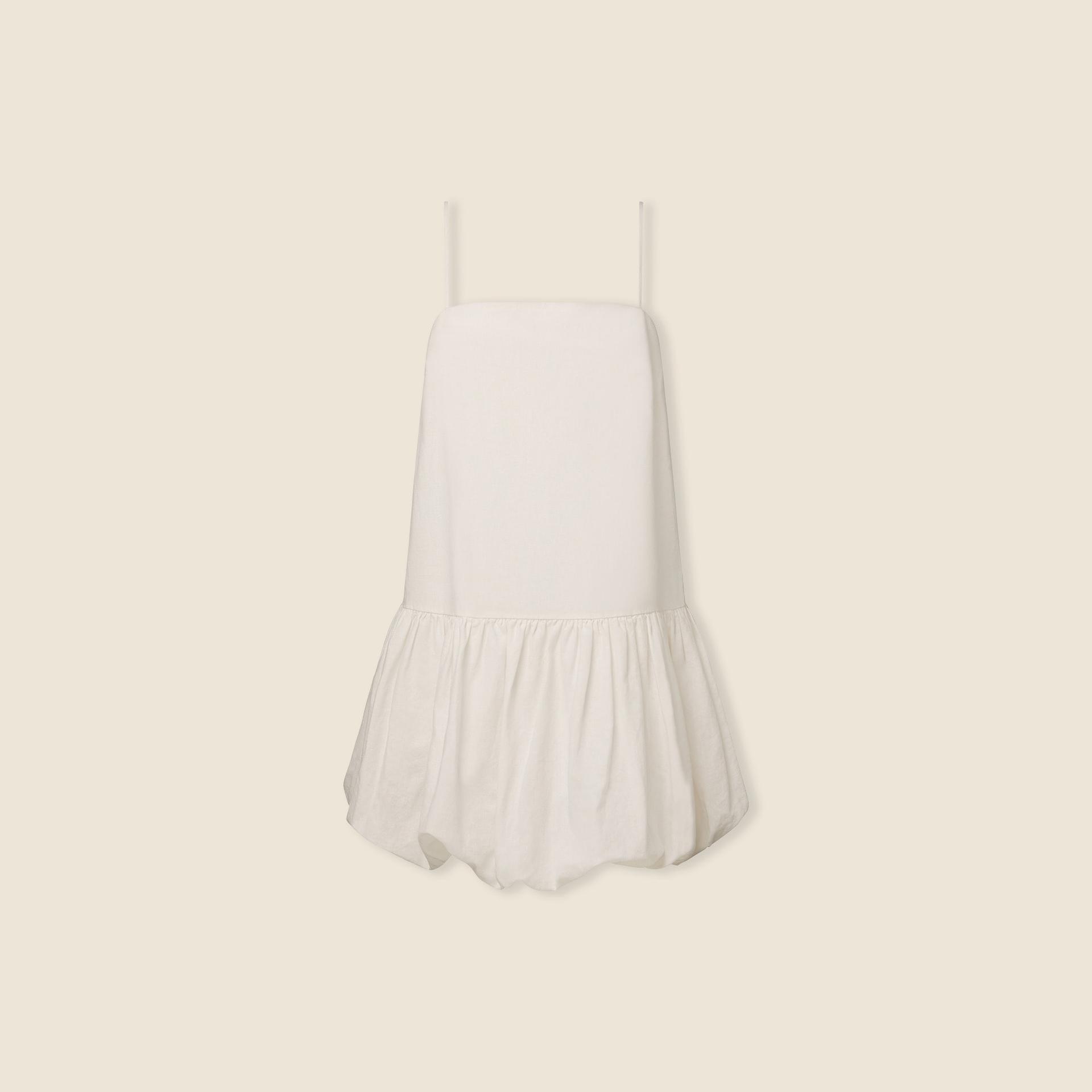 onia air linen-blend bubble mini dress