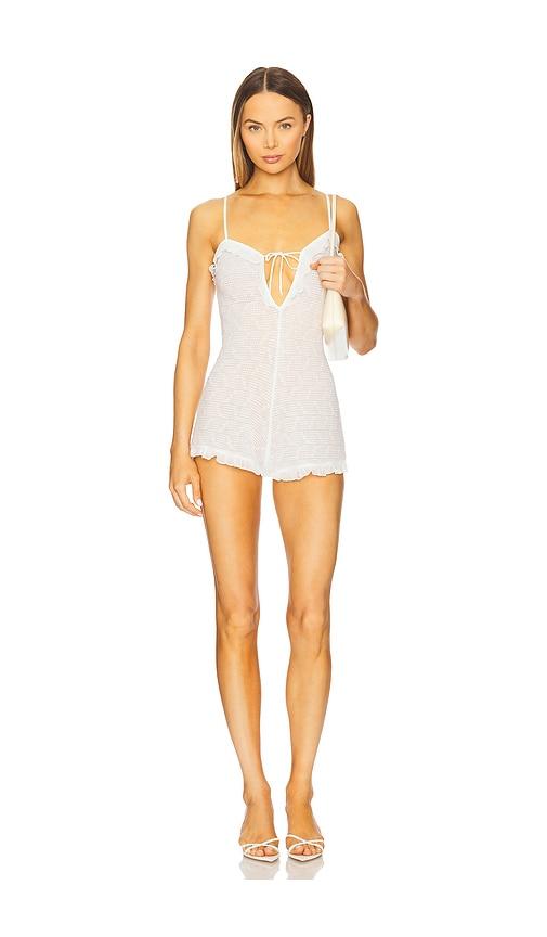 only hearts miel romper in ivory.