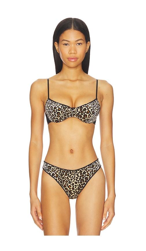 only hearts underwire bra in brown.