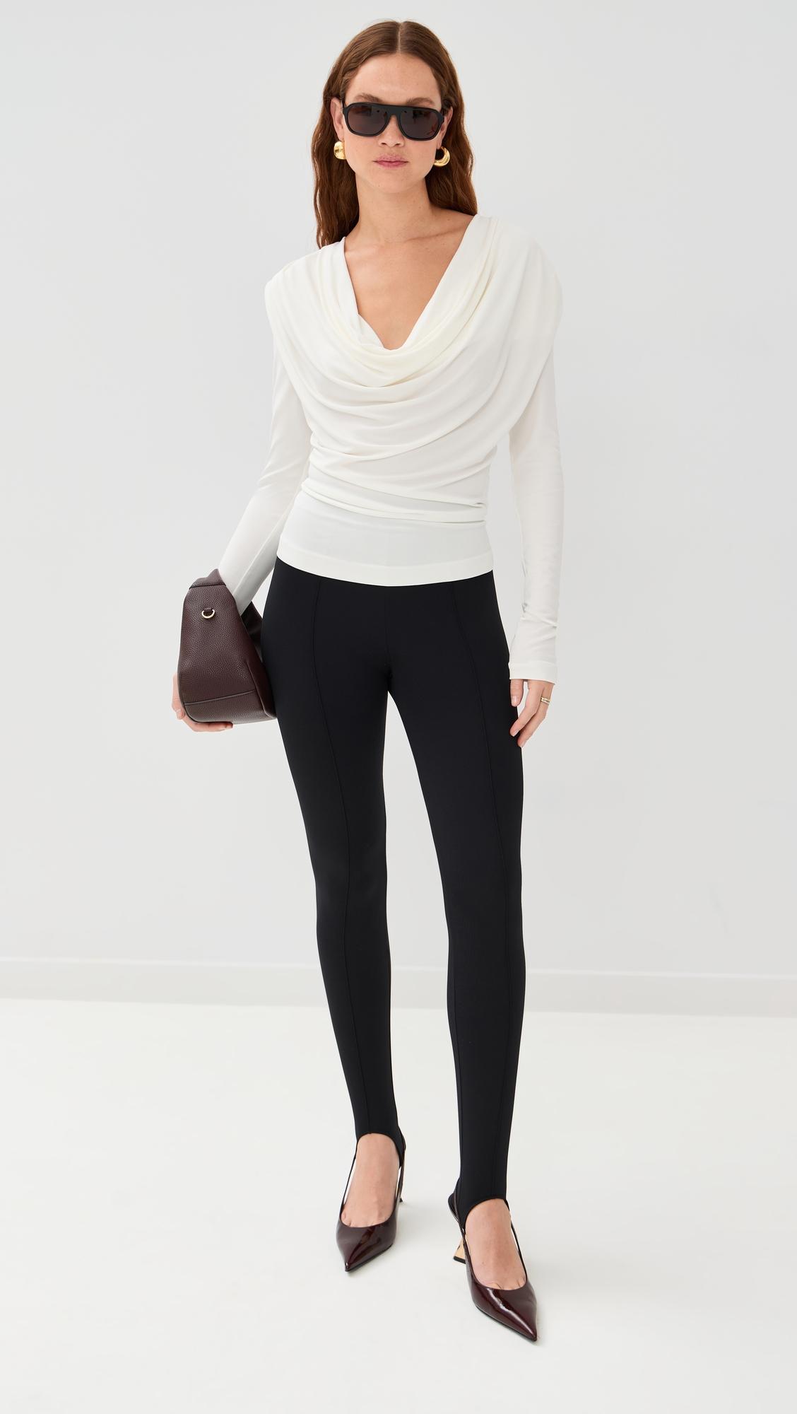 opaque stirrup leggings