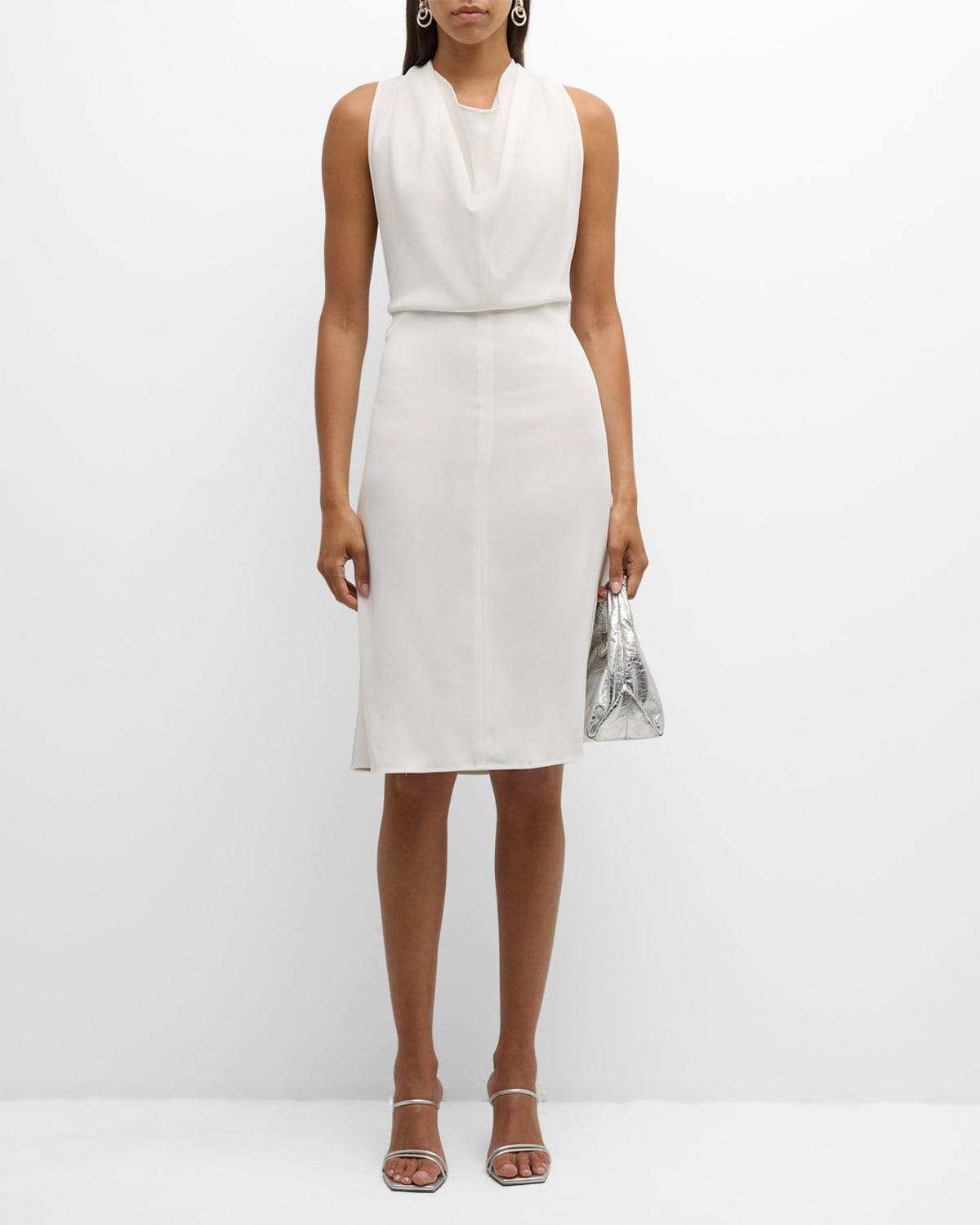 open back halter dress