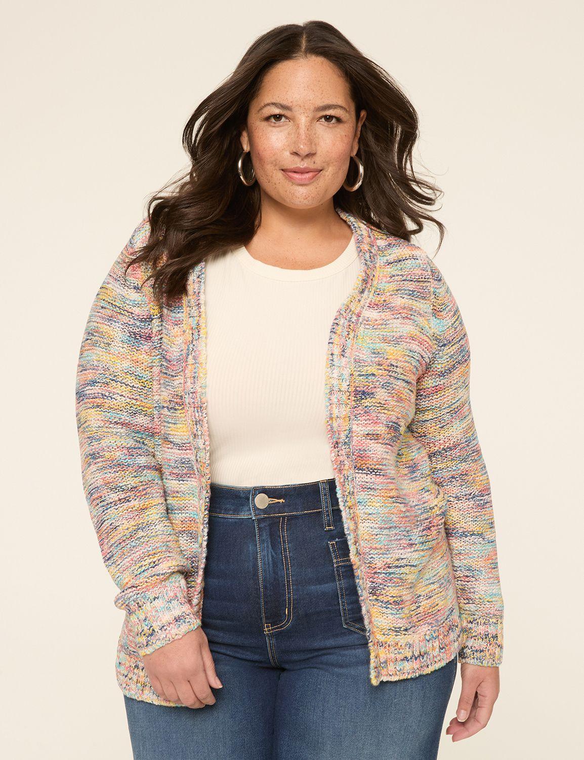 open-front cardigan