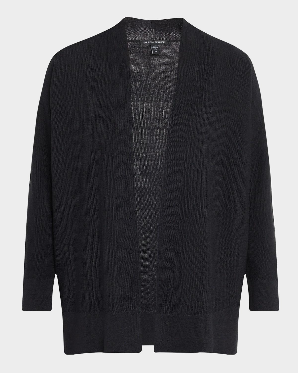 open organic linen-cotton cardigan