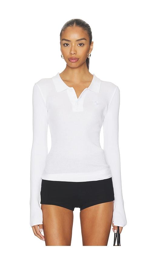 operasport aria seamless top in white.
