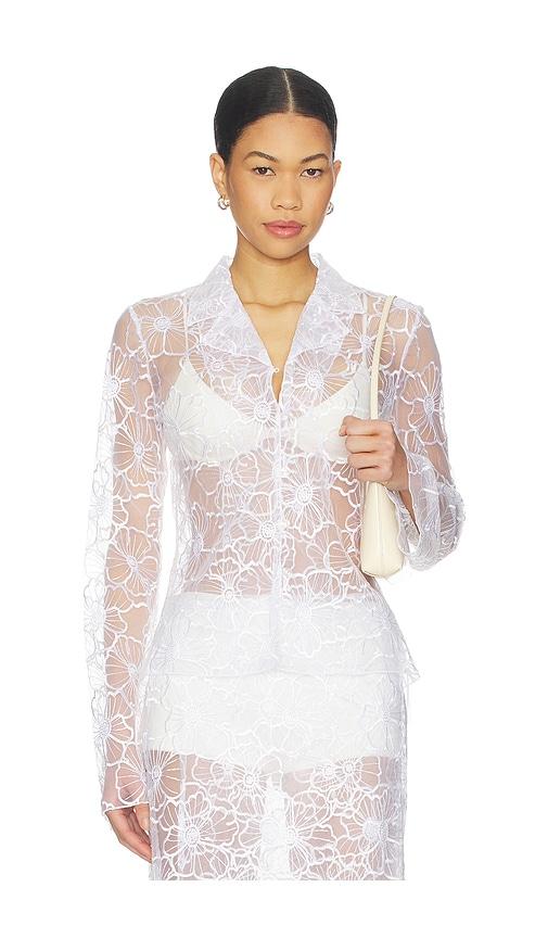 operasport flora shirt in white.