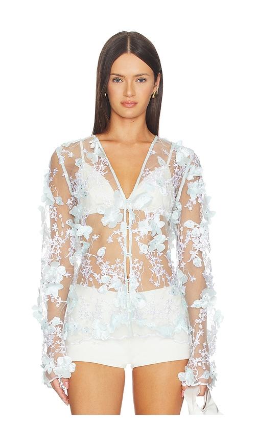operasport naya blouse in baby blue.