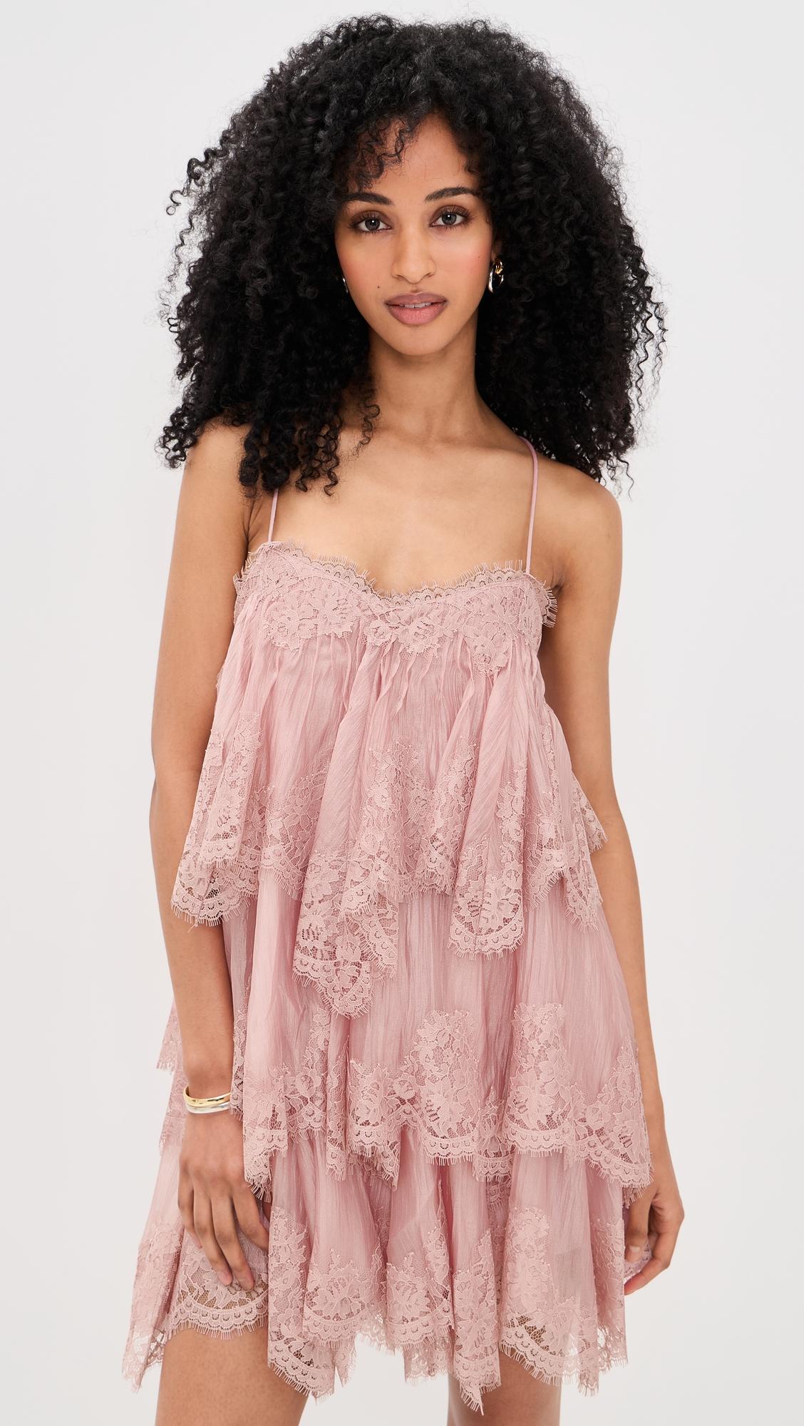 ophelia lace mini dress