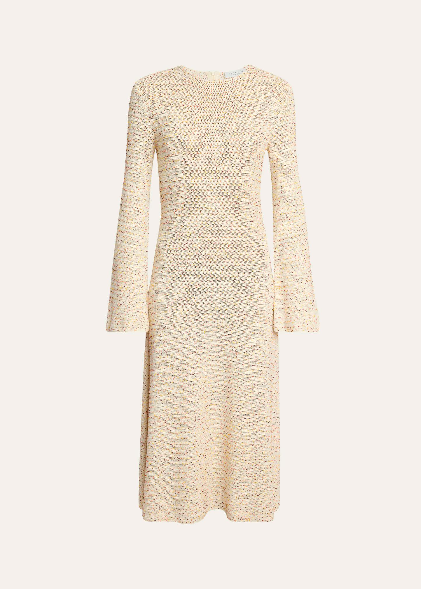 opora textured midi dress