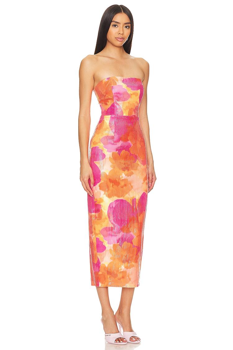 oralie midi dress