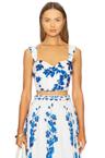 orchid blues top