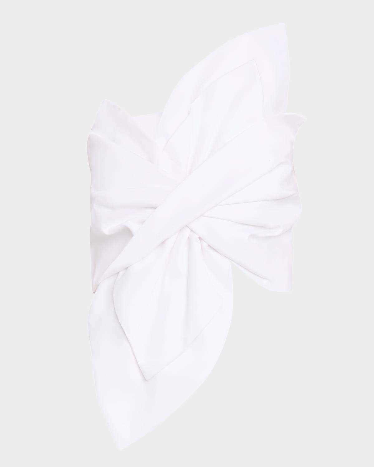 orchid bow crop top