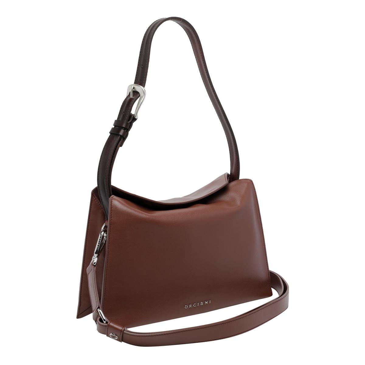 orciani bags brown calf leather - women