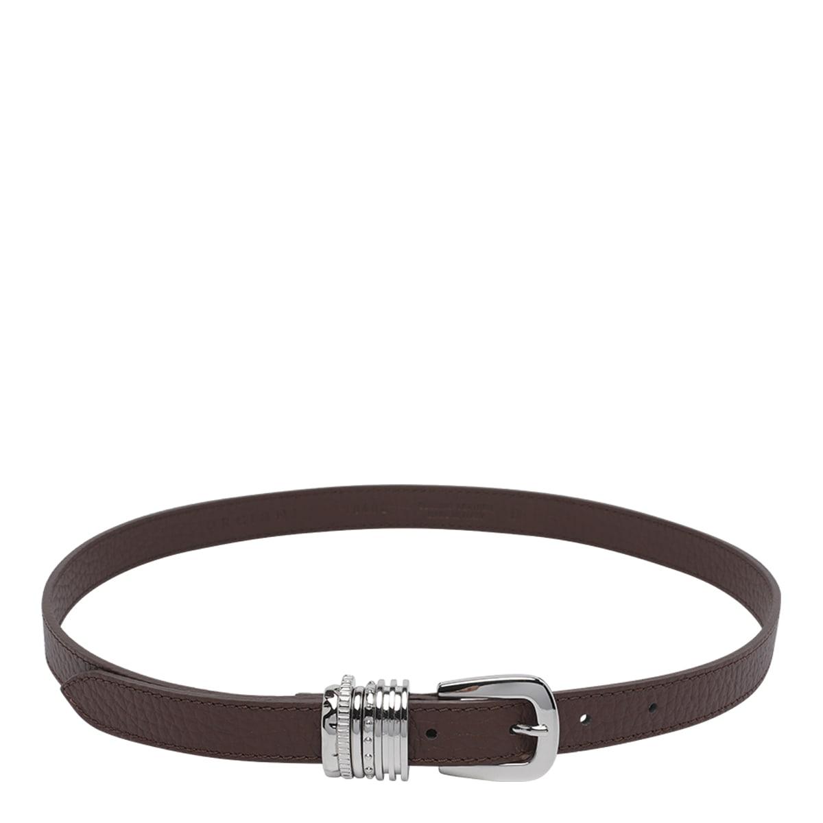 orciani leather belt