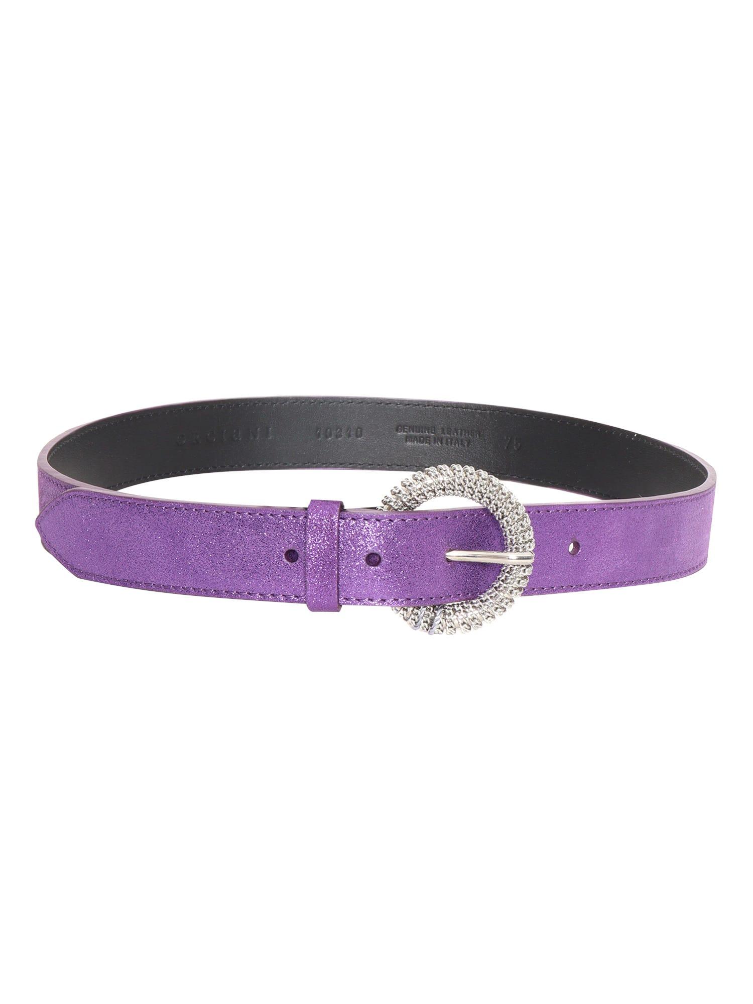 orciani midnight belt