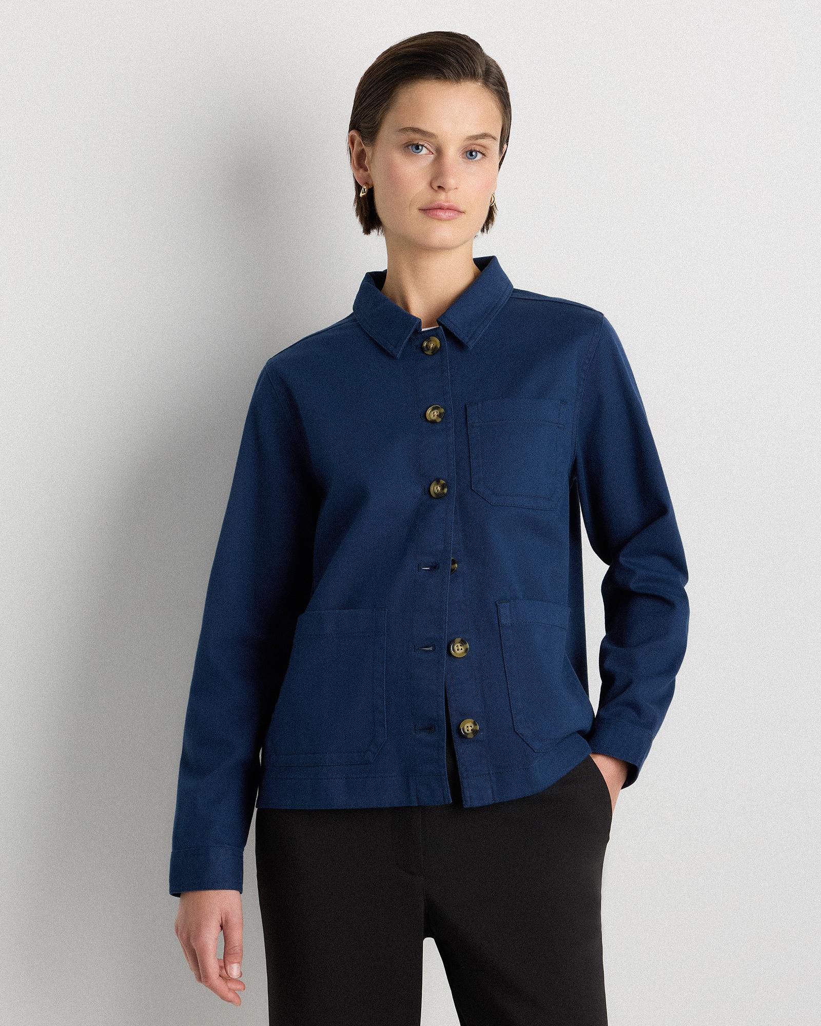 organic comfort stretch chore jacket
