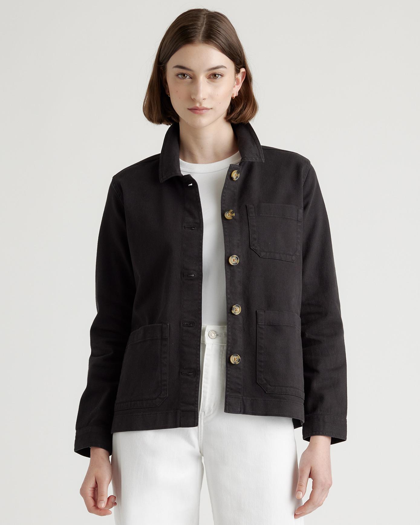 organic comfort stretch chore jacket
