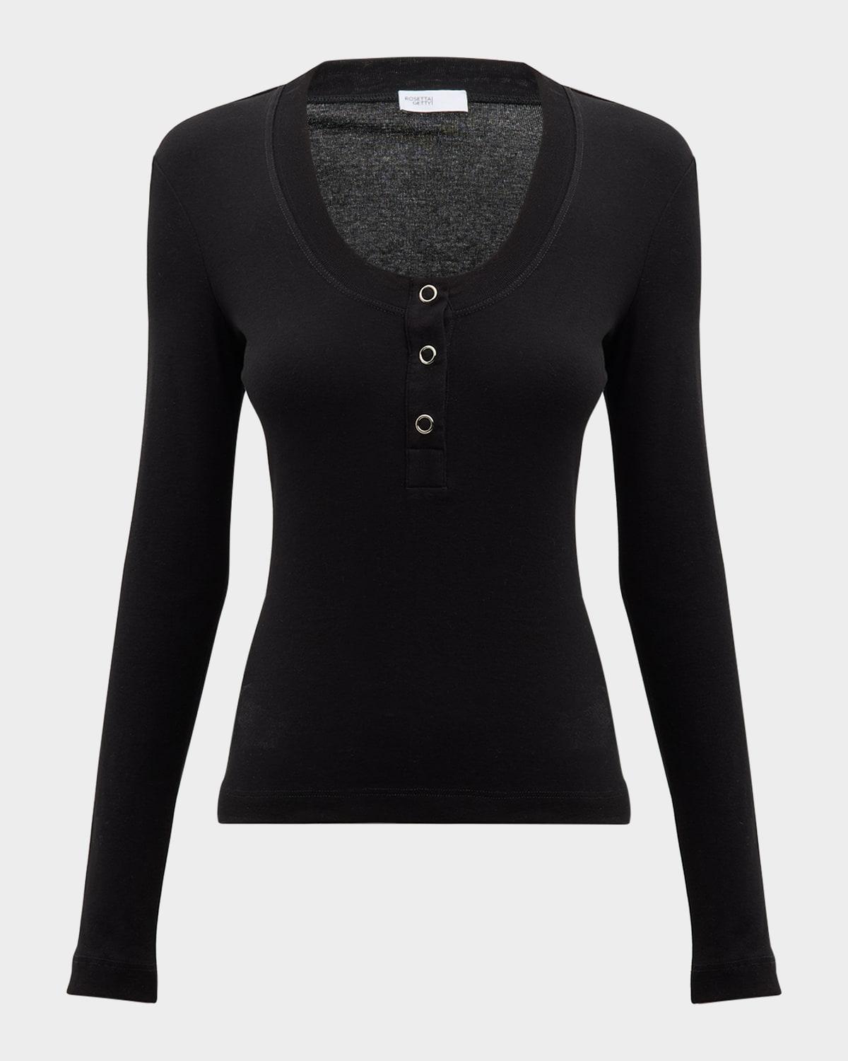 organic cotton henley top